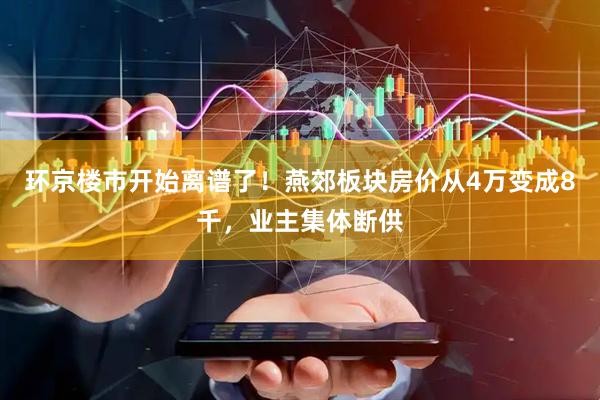 环京楼市开始离谱了！燕郊板块房价从4万变成8千，业主集体断供