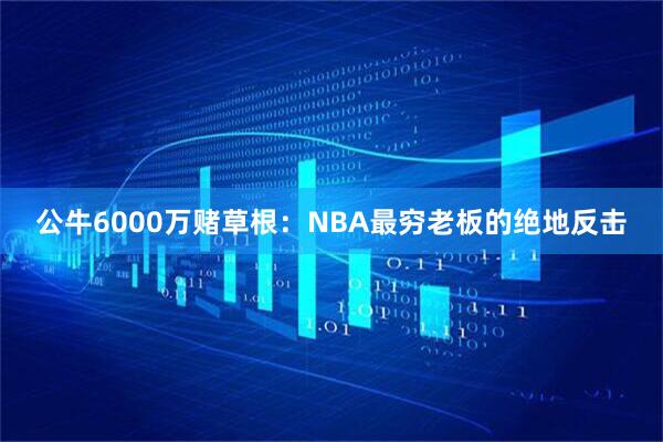 公牛6000万赌草根：NBA最穷老板的绝地反击